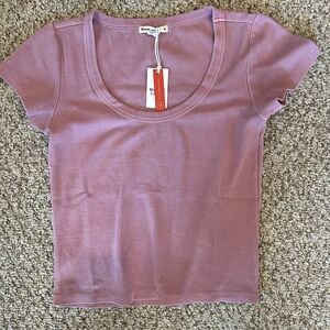 Marine Layer Sun-In Lexi Scoop Neck Tee